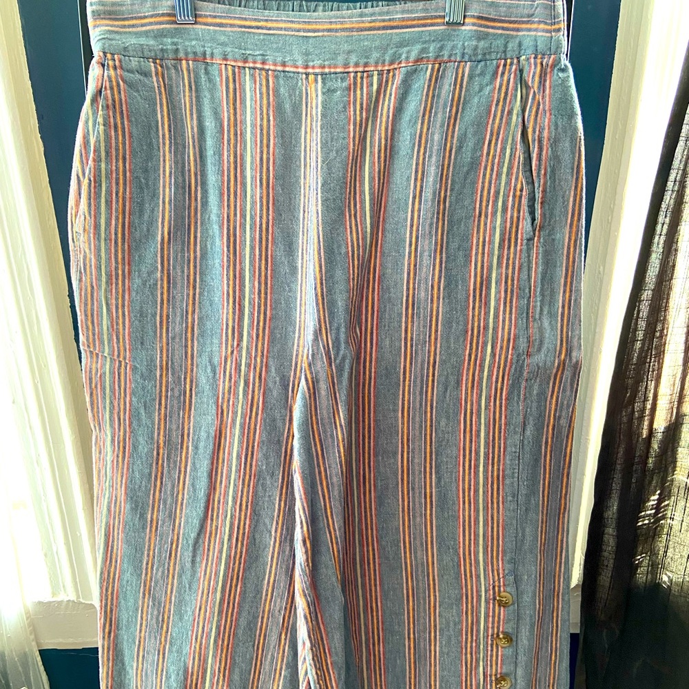 Madewell Huston Pull On Linen Pants